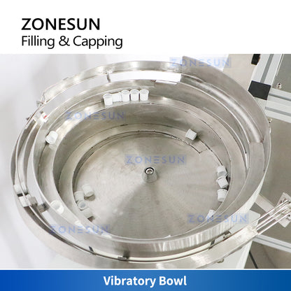 ZONESUN ZS-ASP2 Automatic Spout Pouch Filling and Capping Machine Bowl Feeder