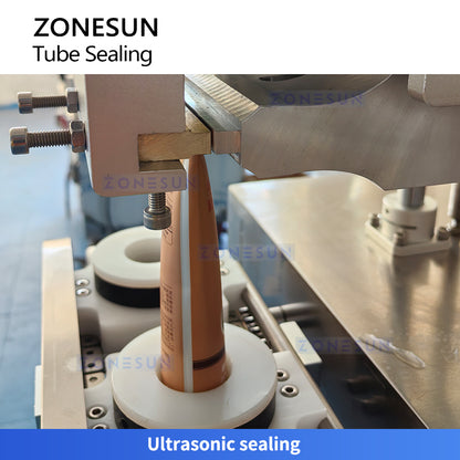 Zonesun ZS-TFS6 Linear Ultrasonic Tube Filling and Sealing Machine Ultrasonic Sealing