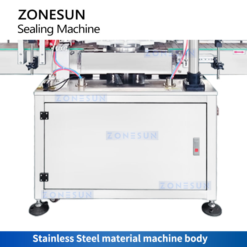 Zonesun ZS-YFM1 Potato Chips Can Sealing Machine Stainless Steel Housing