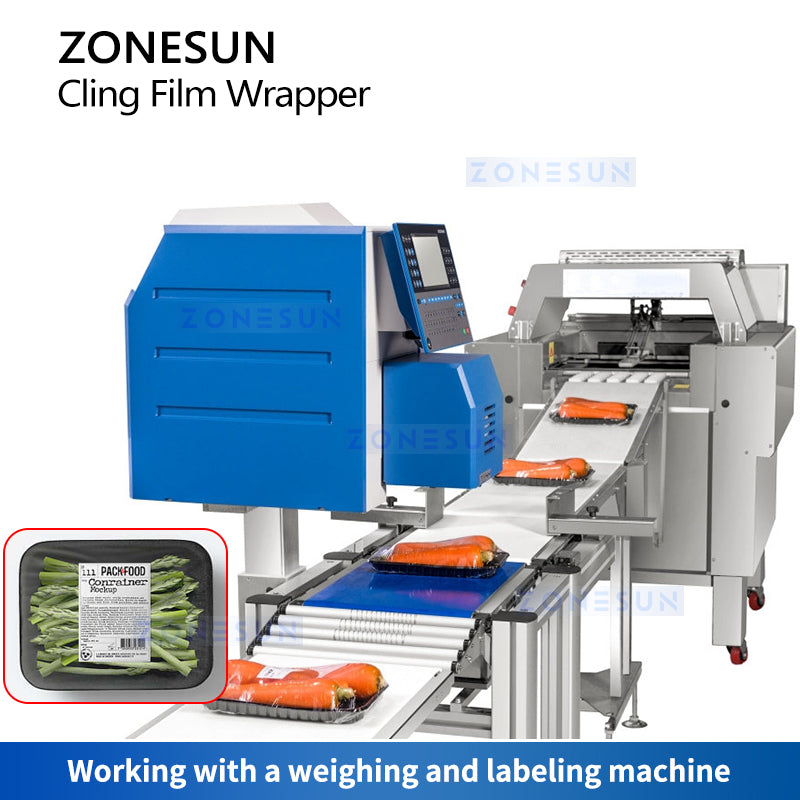 ZONESUN ZS-CW25 Automatic Cling Film Wrapping Machine Details