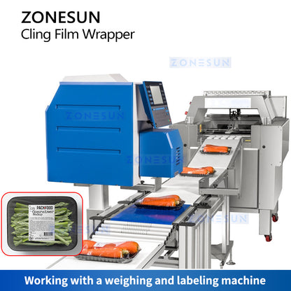 ZONESUN ZS-CW25 Automatic Cling Film Wrapping Machine Details