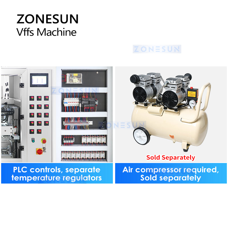 ZONESUN Automatic VFFS Granule Packaging Machine Vertical Form Fill Seal Bagger Stick Sachet 12 Lanes ZS-FSL12