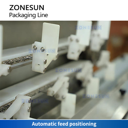 Zonesun ZS-WMC250L Horizontal Flow Wrapper Positioning Conveyor