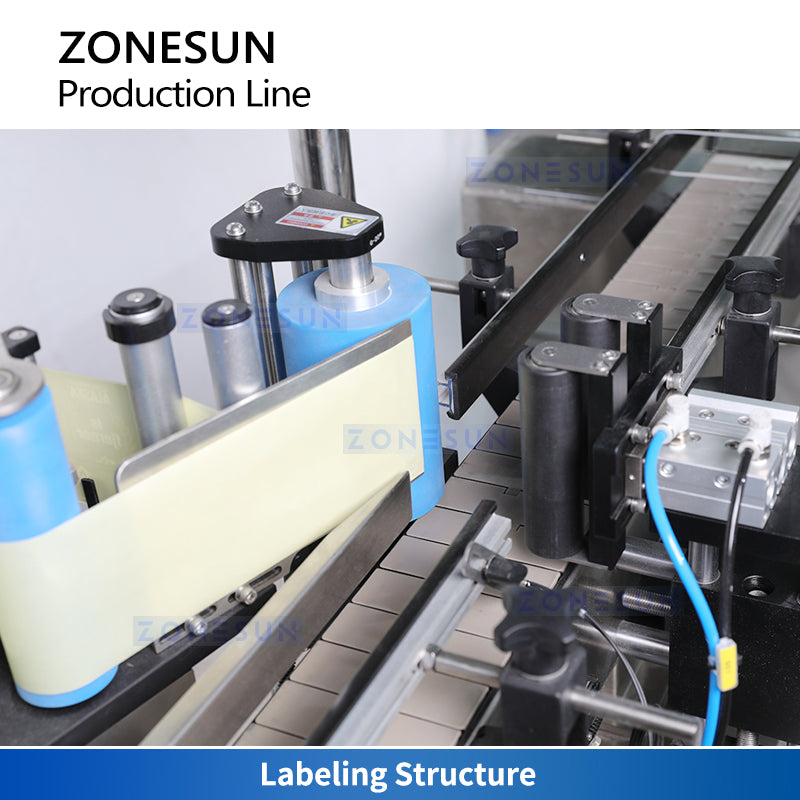 Zonesun ZS-FAL180F10 Trigger Spray Bottling Line Labeling Station