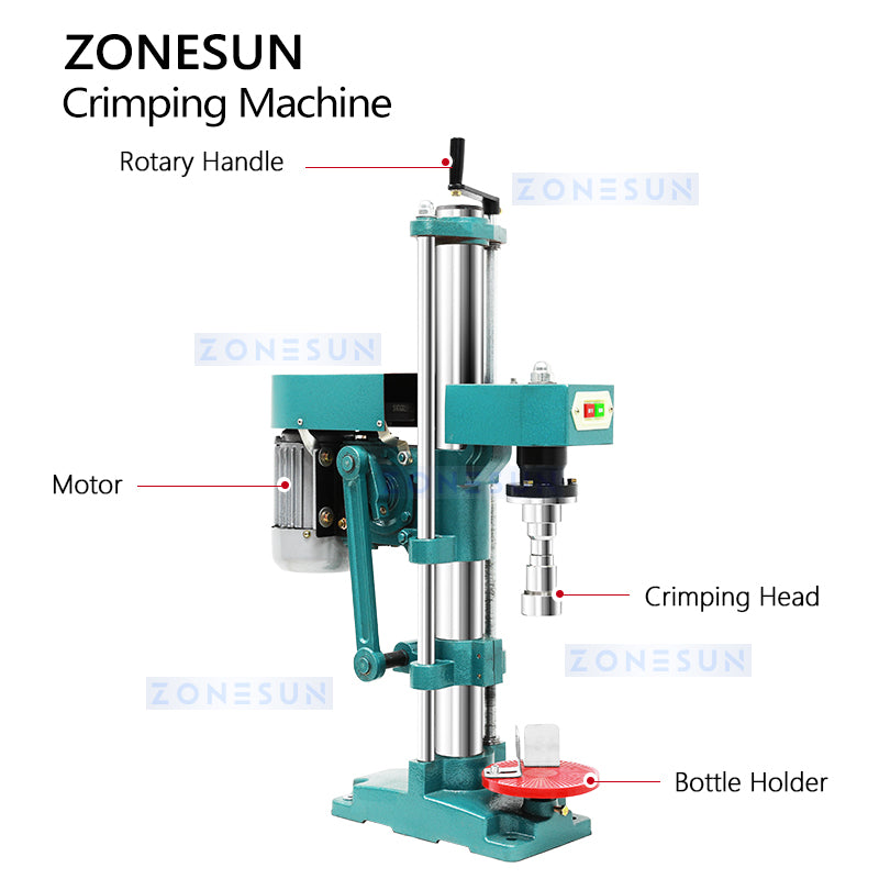 Zonesun ZS-XG60B Crown Capper Structure