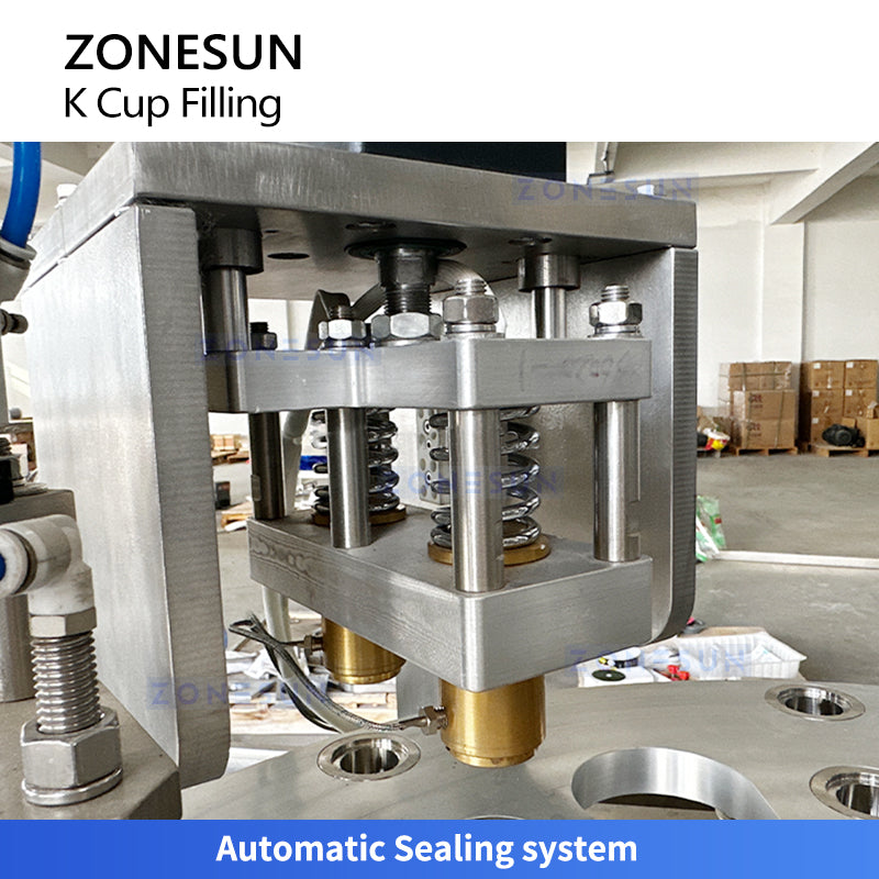 Zonesun ZS-KCFC2 Coffee K Cup Filling Machine Monoblock Sealing Station