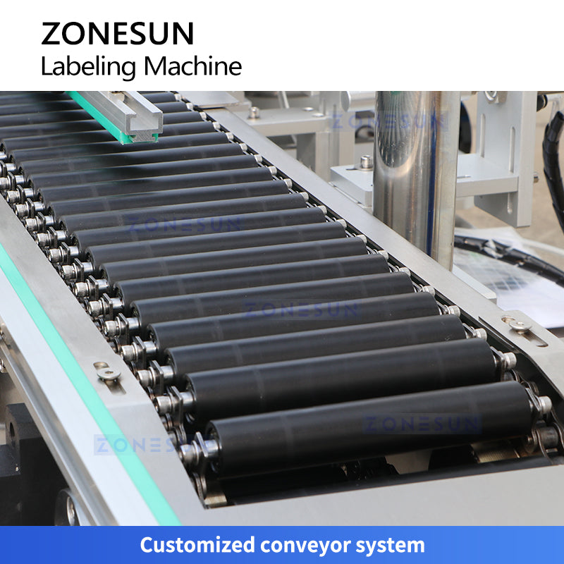 Zonesun ZS-TB823F Tamper Evident Seal Labeling Machine Conveyor