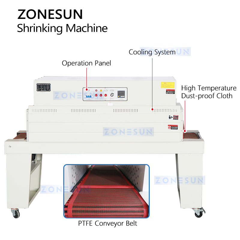 Zonesun ZS-BSP4522 Heat Shrink Tunnel Structure