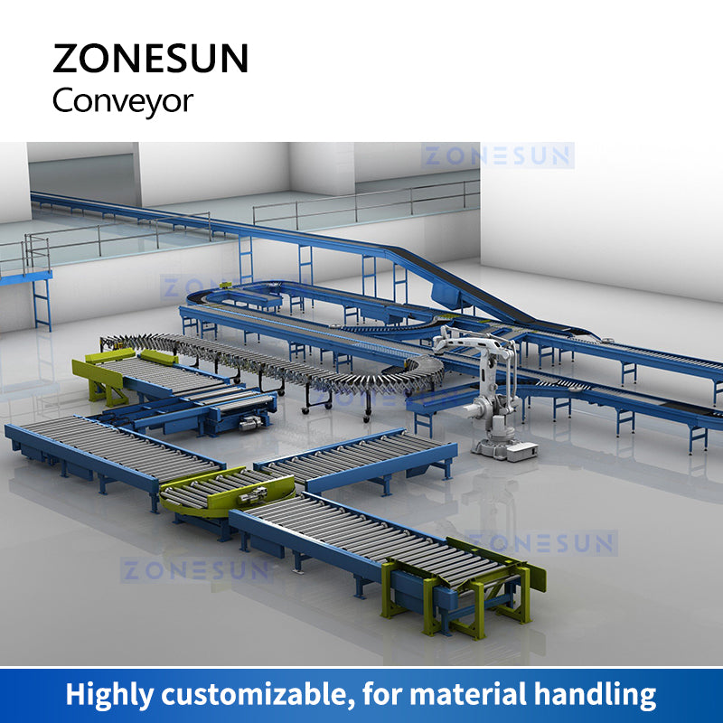 Zonesun ZS-FCO600 Flexible Conveyor | O Belts