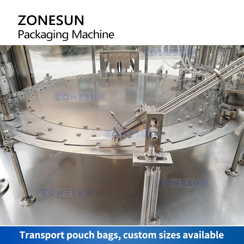 Zonesun Spout Pouch Filling and Capping Machine Star Wheel