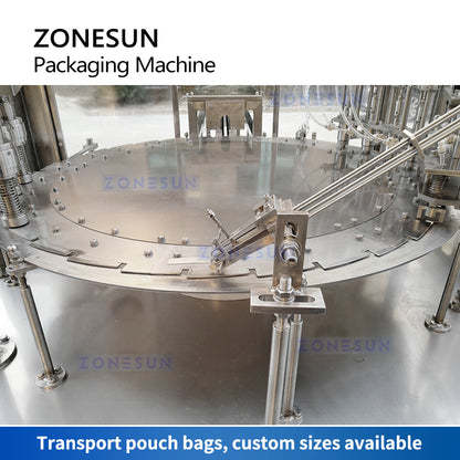 Zonesun Spout Pouch Filling and Capping Machine Star Wheel