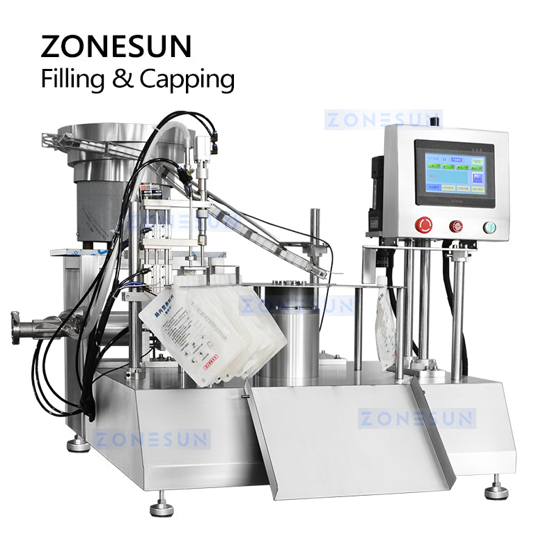 ZONESUN Spout Pouch Filling and Sealing Machine
