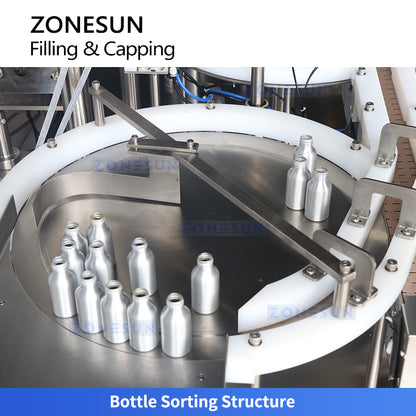 Zonesun ZS-AFC43 Filling Capping Monoblock Bottle Unscrambling