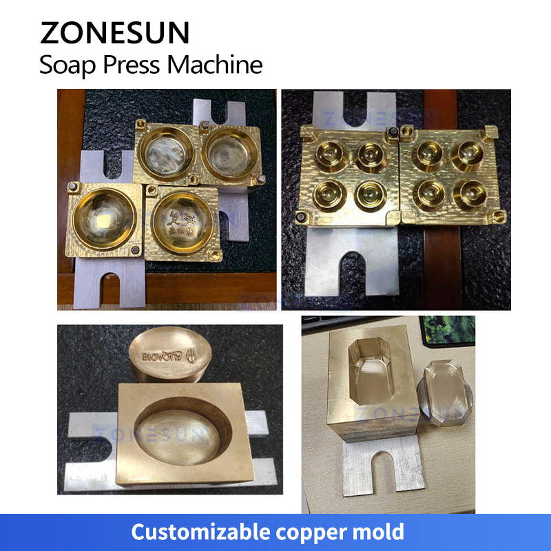 Zonesun ZS-APZ1 Automatic Soap Stamping Machine Customizable Mold