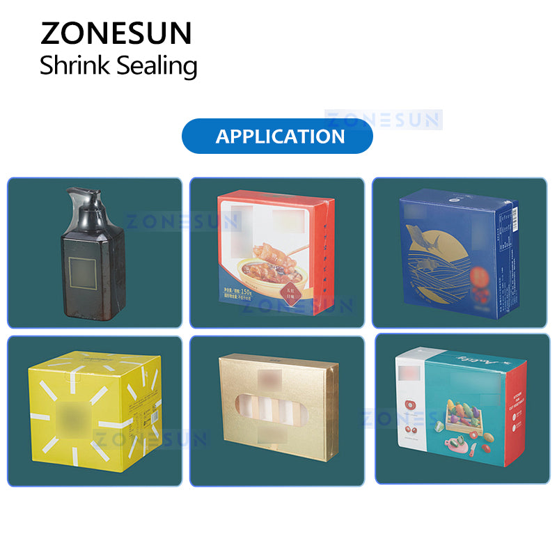 Zonesun ZS-FM400 High Speed Heat Shrink Wrap Machine Applications