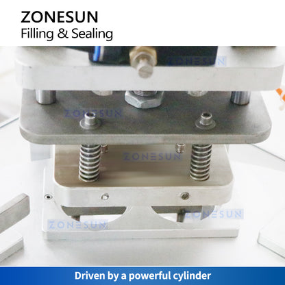 ZONESUN ZS-AFS07 Automatic Cup Filling and Sealing Machine Sealing Station