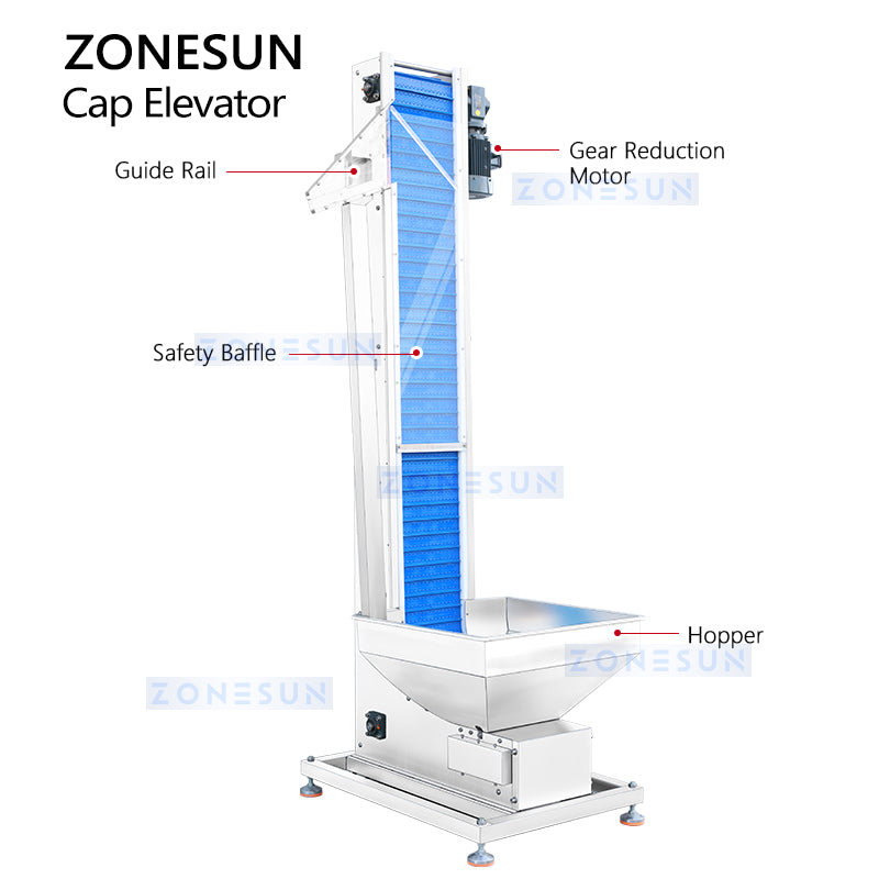 Zonesun ZS-SLJ4 Flat Screw Cap Elevator