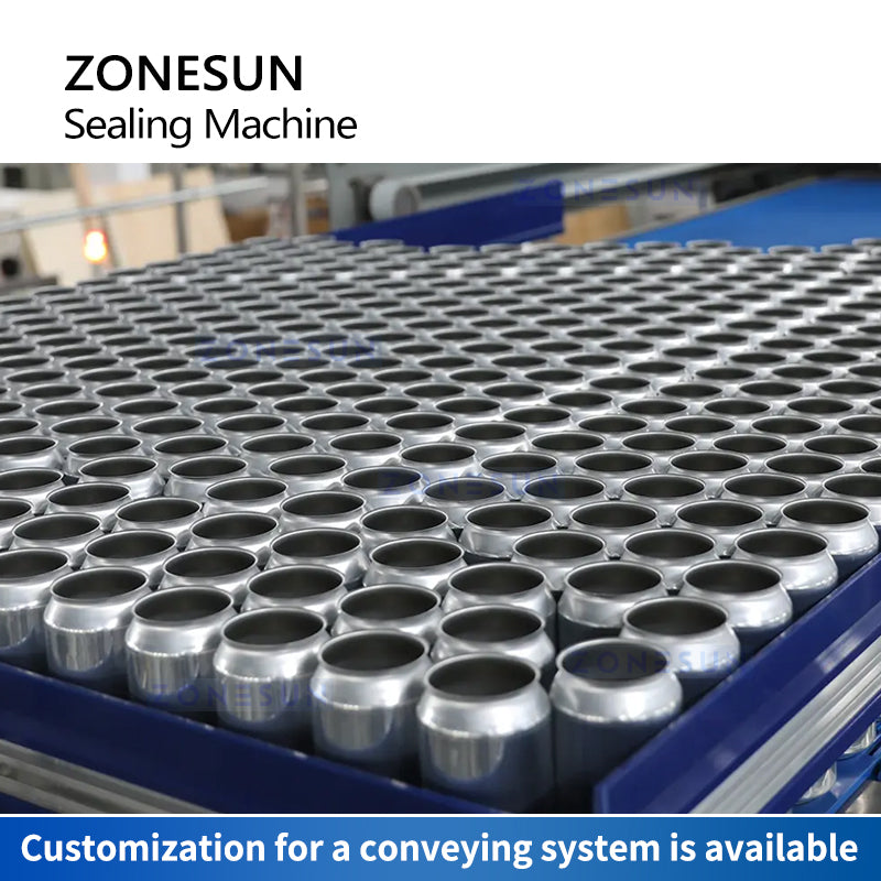 ZONESUN ZS-CFS18-4 Automatic Beer Canning Line Tin Can Filling and Sealing Machine