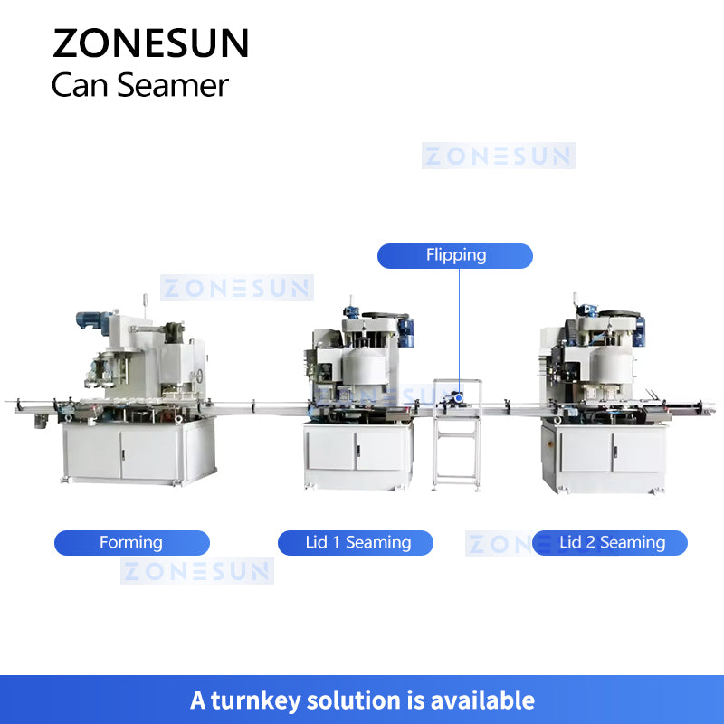 Zonesun ZS-ACS1 Automatic Can Seamer | Customizable Can Sealing Solution