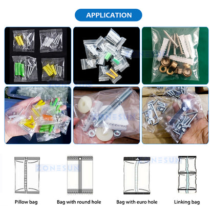 Zonesun ZS-JSBZ2 Screw Packing Machine Application