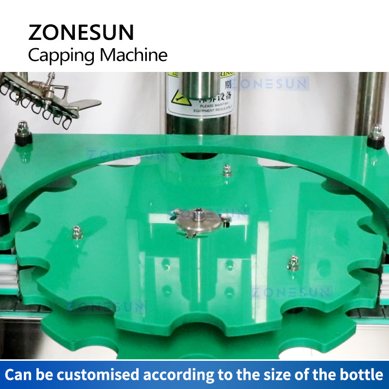 Zonesun Automatic ROPP Capping Machine Star Wheel