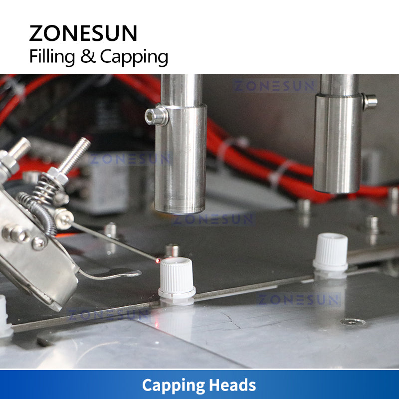 ZONESUN ZS-ASP2 Automatic Spout Pouch Filling and Capping Machine Capping Station