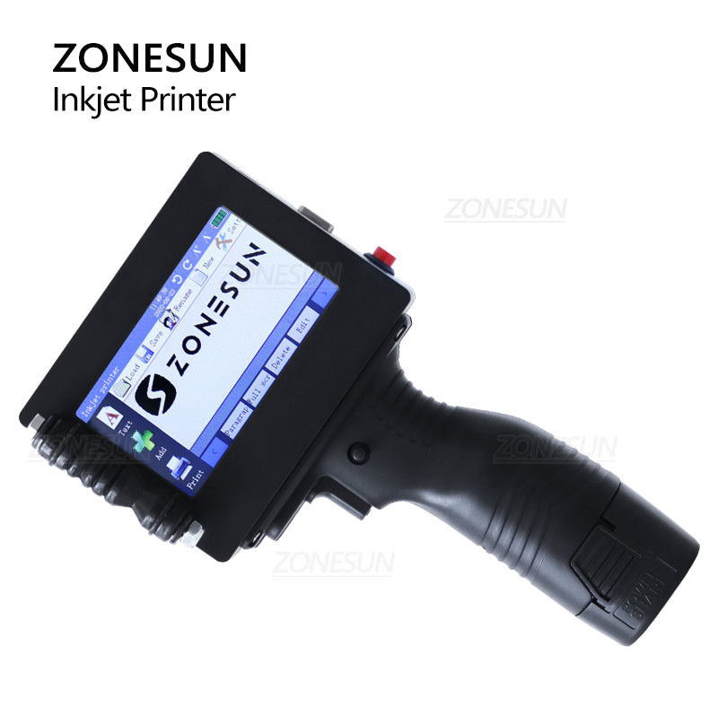 ZONESUN ZS-HIP254 Máquina de impressão a jato de tinta multilíngue portátil 