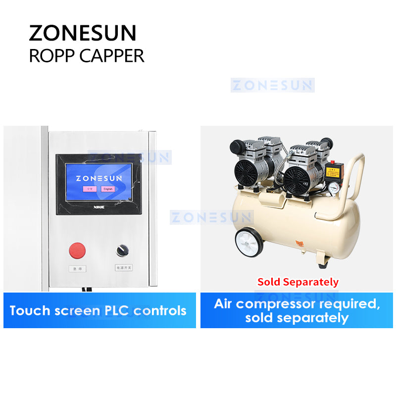 ZONESUN ZS-XG440Z Automatic ROPP Capper Control