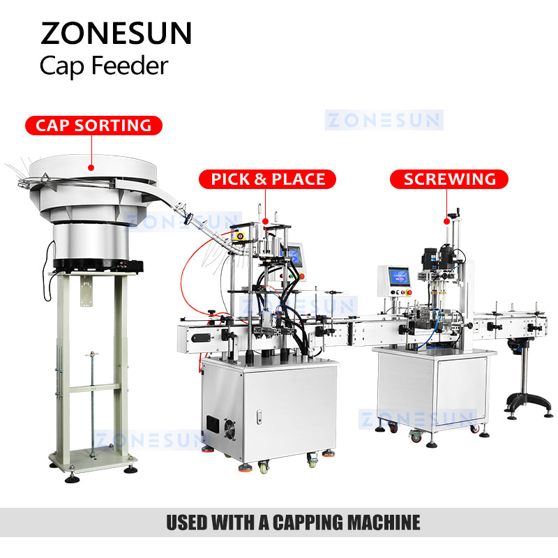 Zonesun ZS-XG446S Trigger Spray Cap Feeding Machine