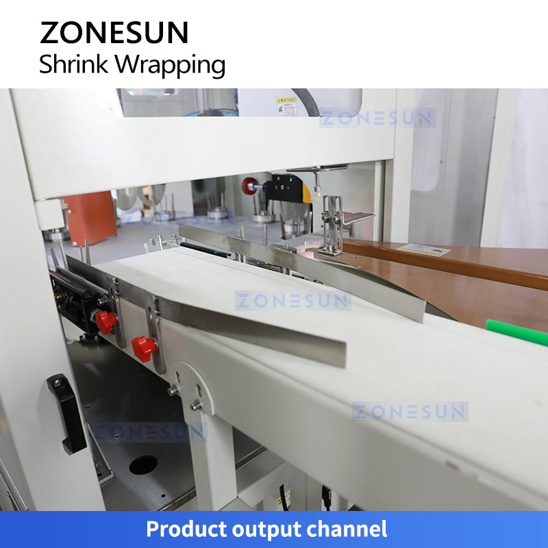 Zonesun ZS-UDTB50 Rotary Shrink Sleeve Labeling Machine Outfeed Conveyor