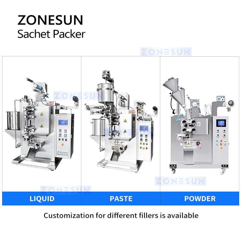 ZONESUN ZS-LX120 Automatic Sachet Packaging Machine VFFS Bagger