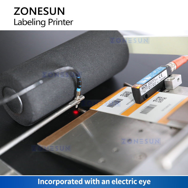 ZONESUN ZS-TB160PO Flat Surface Label Applicator Sensor