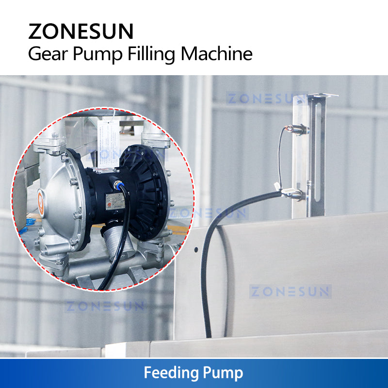 Zonesun ZS-VTGP8D Gear Pump Paste Filling Machine Feeding Pump