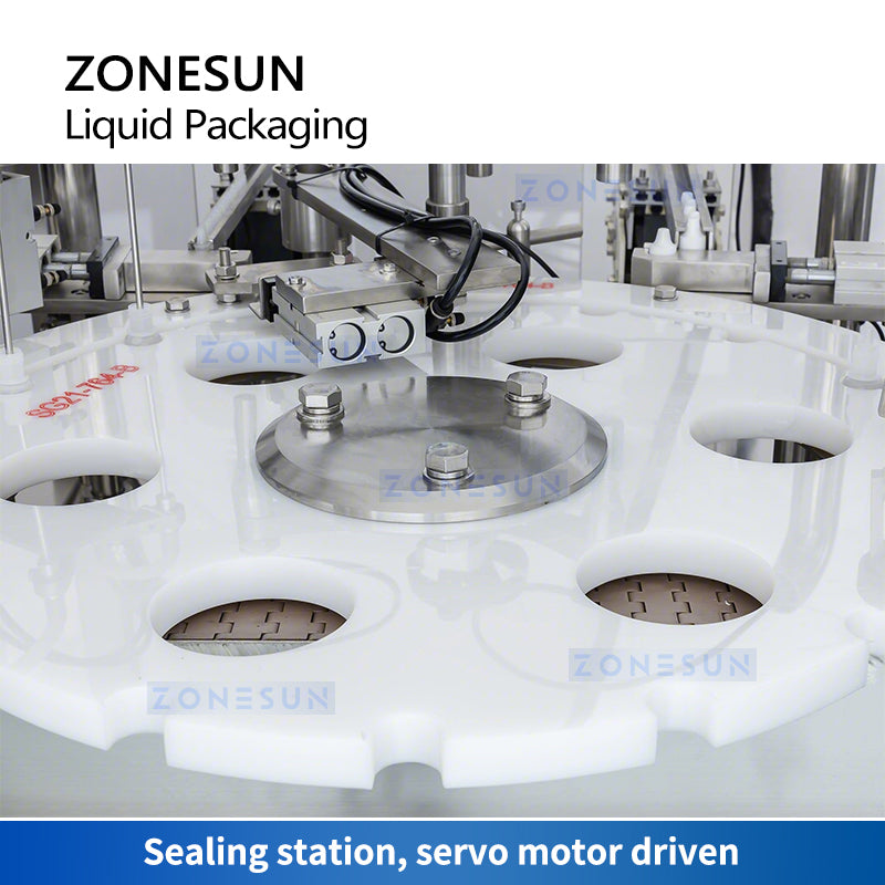 ZONESUN ZS-AFC450-2 Automatic Liquid Packing Machine Bottle Filling and Capping Equipment Cam Spliter