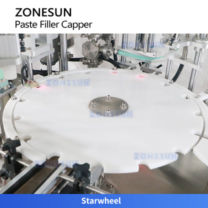 Zonesun ZS-AFC44 Airless Pump Bottles Filling and Capping Machine Monoblock Star Wheel