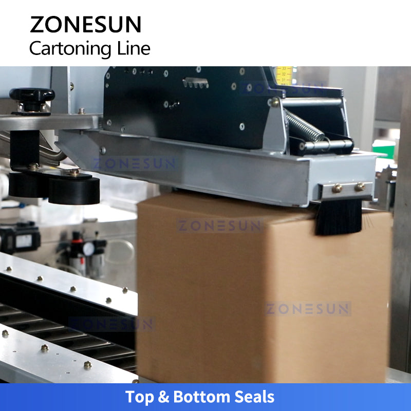 Zonesun ZS-FAL180V5 Automatic Cartoning Line Case Sealer