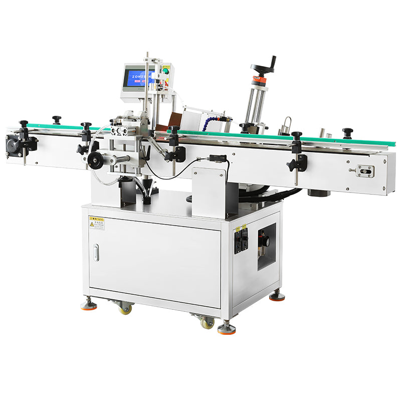 ZONESUN Automatic Tapered Label Applicator Bottle Labeling Machine Conical Container ZS-TB880