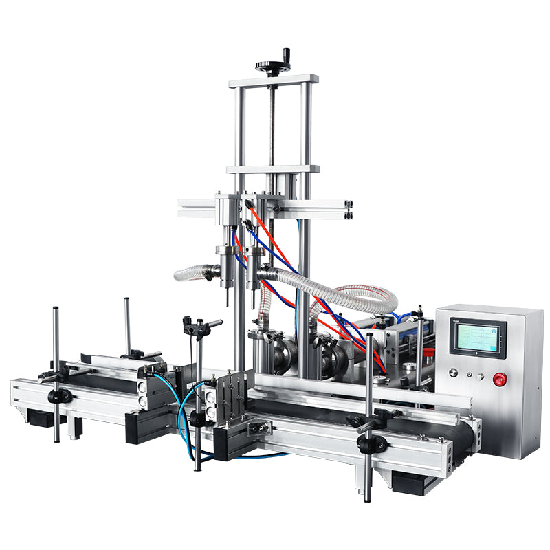 ZONESUN ZS-DTYT2 Automatic Pneumatic Piston 2 Nozzles Viscous Liquid Filling Machine