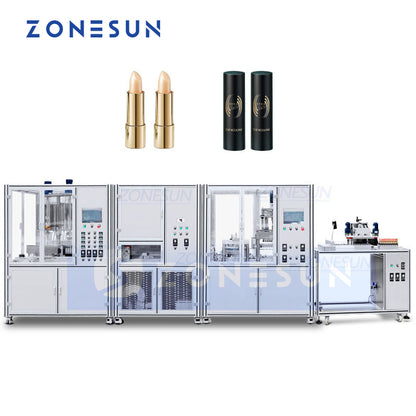 ZONESUN ZS-LPL01 Full Automatic Lipstick Packaging Line