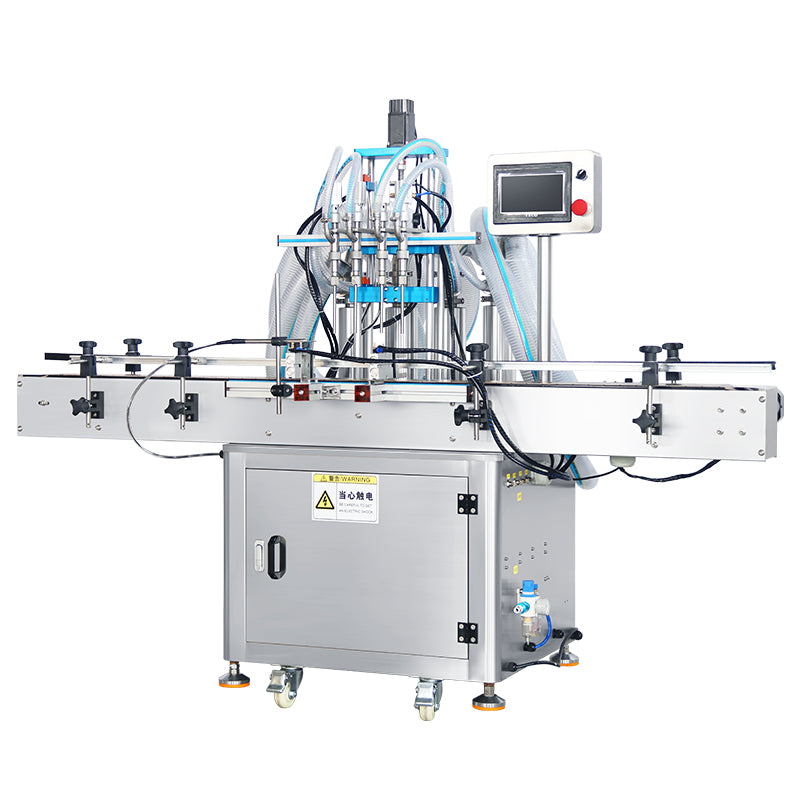 ZONESUN ZS-SV4HS 4 Nozzles Servo Piston Pump Liquid Filling Machine