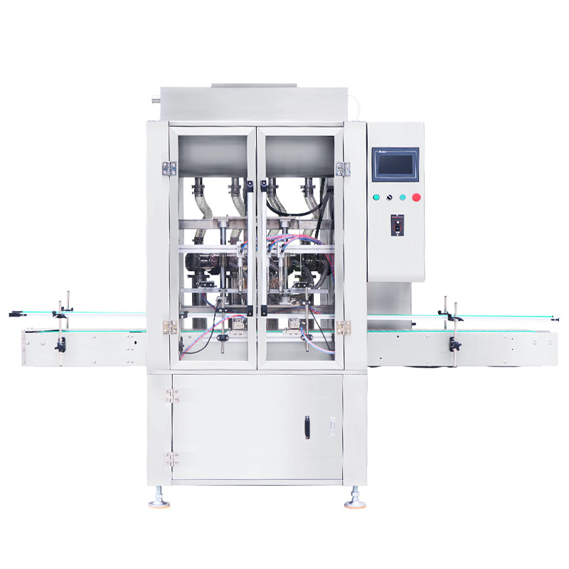 ZONESUN ZS-SV4P Automatic 4 Nozzles Servo Motor Piston Pump Paste Filling Machine