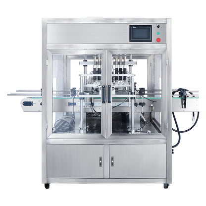 ZONESUN ZS-YTZL8A Automatic 8 Nozzles Vacuum Liquid Filling Machine With Dust Cover