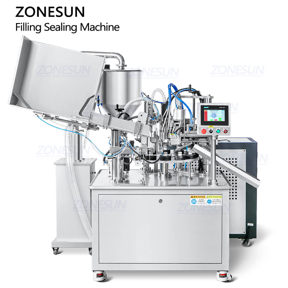 Zonesun ZS-FS007U Automatic Plastic Tube Filling and Sealing Monoblock