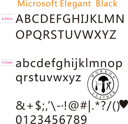 ZONESUN 184PCS Alphabet Letter Set Brass Stamp For Custom Initials