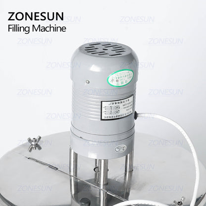 Máquina de enchimento de pasta de aquecimento ZONESUN 15L 30L Aquecedor de mistura