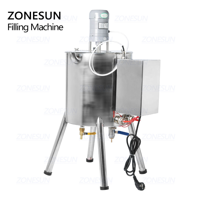 ZONESUN Lipstick Filling Machine Mixing Tank Heating Barrel