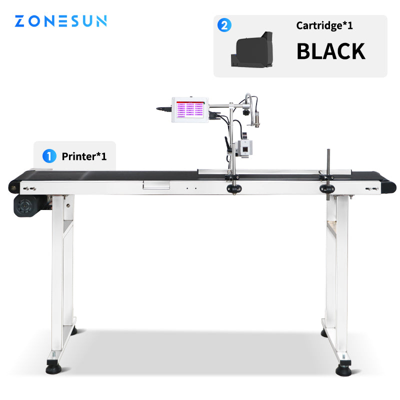 Zonesun ZS-DC127 Inline Printer Black Ink