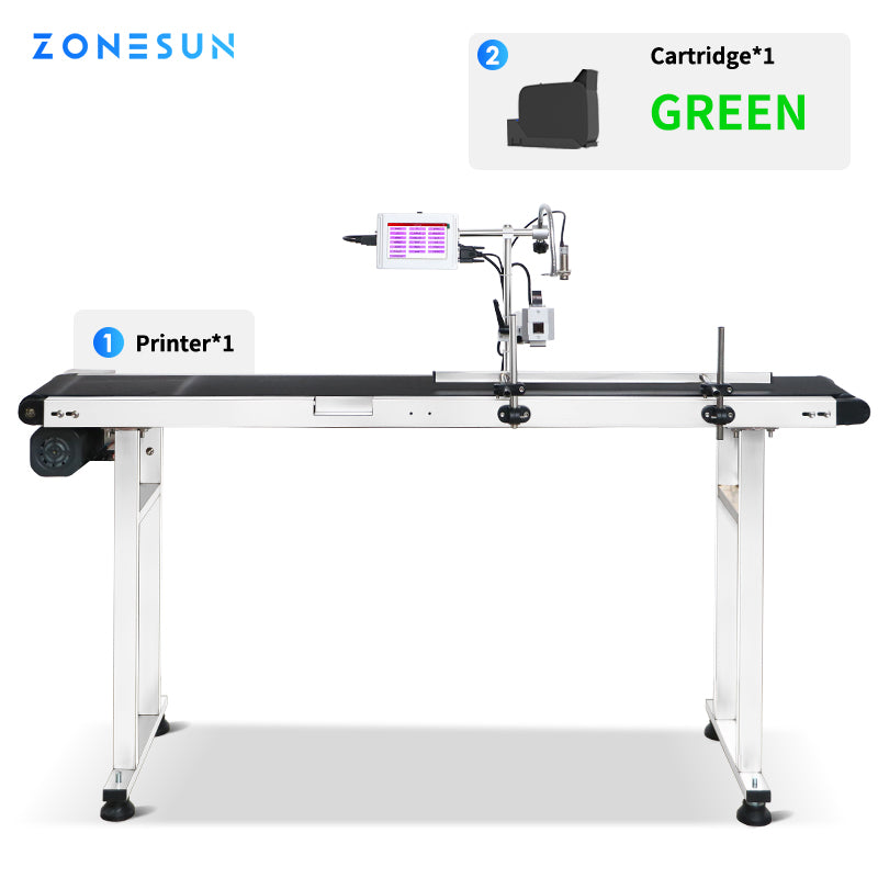 Zonesun ZS-DC127 Inline Printer Green Ink