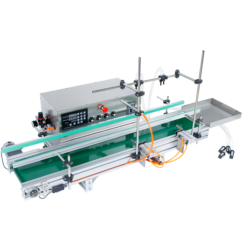 ZONESUN ZS-DTDP5-4 Máquina de enchimento de líquidos com bomba de diafragma de grande fluxo de carregamento pesado 