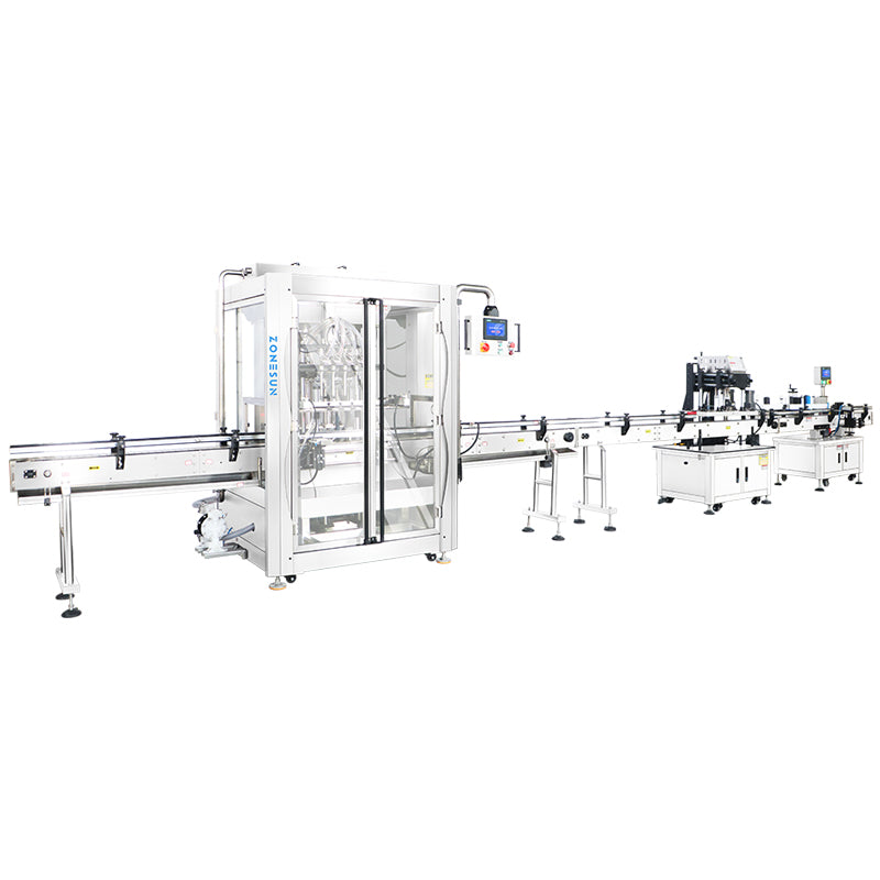 Zonesun ZS-PPCL2 Automatic Filling Capping and Labelling Machine